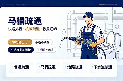 老河口马桶疏通