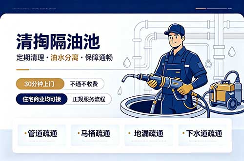老河口清掏隔油池